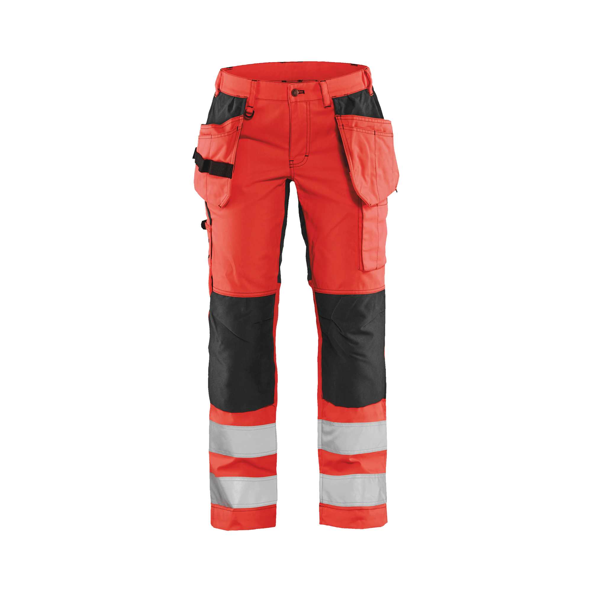 BLAKLADER 71631811 | Women's Hi Vis trousers with stretch Hi Vis Reflective Work Trousers Women - Class 2 Certified